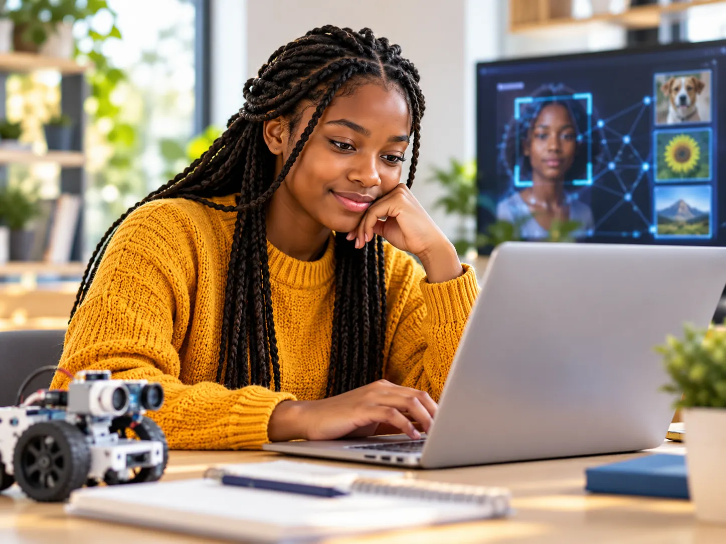 Teens participating in practical digital learning — week 6